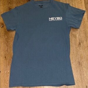 Heybo Seize Life Outdoors Blue Mens T-Shirt